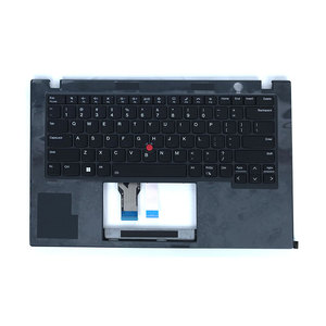 Conjunto de Teclado y Reposamanos para Portátil 5M11A37563 para Lenovo ThinkPad T14s Gen 2 20WM 20WN, Inglés, Negro, Retroiluminado, WWAN, Cubierta C - Product Image 1