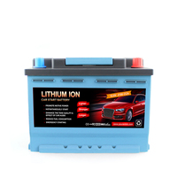Batería de Arranque Lifepo4 de Alto Rendimiento para Automóvil, 12.8v 3.2v 60ah 80ah, con Función Start-Stop