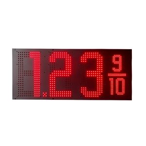 Panneau d'affichage électronique LED personnalisé pour prix de carburant, étanche IP65, 9 pouces, pour station-service extérieure - Product Image 1