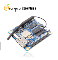 Orange Pi Zero Plus 2 Allwinner H3 512 Mo de RAM WiFi - Carte de développement informatique à puce unique Android 4.4 Ubuntu en aluminium