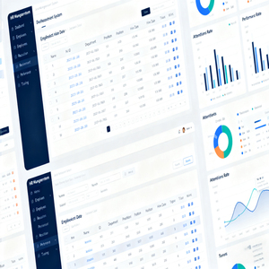 Phần mềm hris cho ứng dụng web toàn diện smes để quản lý nguồn nhân lực thời gian theo dõi cổng thông tin nhân viên - Product Image 1