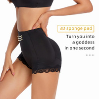 Offre Spéciale Butt Lifter culotte shapewear shorts éponge coussin shaper grande taille rembourré fesses hanche façonnage shaper pantalon pour les femmes