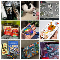 Autocollants personnalisés découpés à la forme avec logo, impression sur mesure, dorure à chaud, résistants aux UV, pour scellage de boîtes cadeaux de luxe