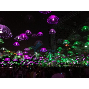 Medusas colgantes iluminadas por la noche, iluminación navideña, luz de medusas navideñas para <span class=keywords><strong>discoteca</strong></span>, DJ, fiesta, boda, equipo de escenario, lámpara - Product Image 5