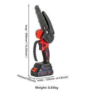 Manufacturers can inspect the factory 6 inch lithium saw brush brushless saw belt oil pot power consumption chain saw logging sa