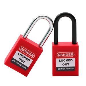 도매 잠금 태그아웃 안전 자물쇠 공장, 38mm 걸쇠 최고의 안전 잠금 장치 LOTO 자물쇠 중국 키 - Product Image 1