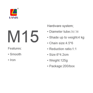 M15 Lanis 28/38 Accessoires d'embrayage pour rideau de fenêtre/mécanisme de store à rouleau d'embrayage - Product Image 6