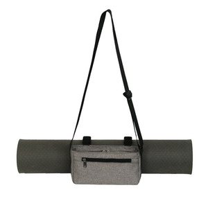 Bolsa de yoga de tela Oxford con cierre de cremallera, resistente al agua, bandolera para yoga, fitness, senderismo, morado, gris, rojo - Product Image 2