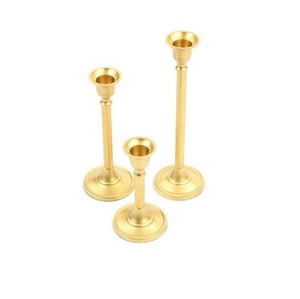 Candelabros Decorativos de Metal Dorado Personalizados, Otros Candelabros Decorativos de Metal para Navidad, Venta al por Mayor - Product Image 2