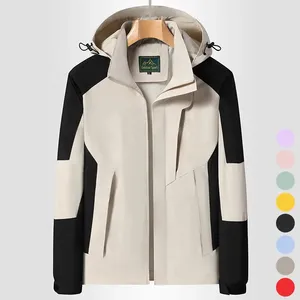 Aoyema Unisex Softshell Outdoor Wear Jacket Waterproof Sports Winter Jacket Outdoor Wear For Men Women