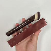 Set kuas rias wajah alat kosmetik mewah kuas bibir Foundation Eyeshadow bubuk perona pipi gagang Aluminium kuas tunggal