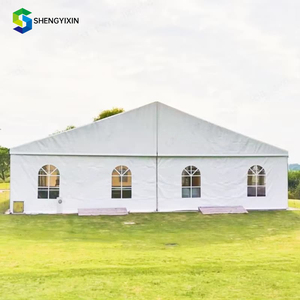 Shengyixin 2025 phổ biến thanh lịch PVC đám cưới marquee rộng rãi 500-peopple Lều sang trọng tinh thể rõ ràng mái - Product Image 6