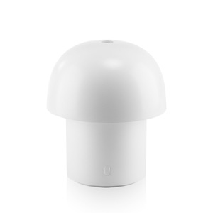 Difusor de aroma con forma de hongo, humidificador de escritorio mini con luz LED alimentado por USB de 160ml, portátil para dormitorio con acabado de grano de madera - Product Image 4