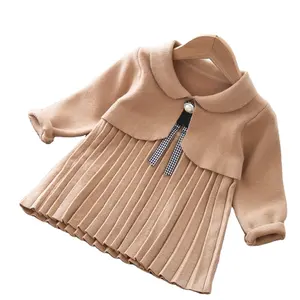 Conjunto de ropa de invierno para niños y niñas, suéter, vestidos de Navidad, otoño