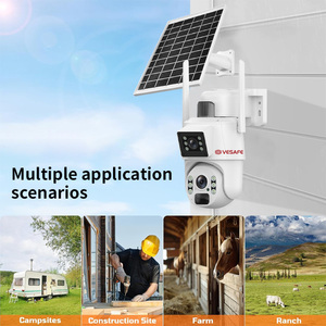 Vesafe ngoài trời 4K 4g năng lượng mặt trời an ninh máy ảnh IP66 thời tiết VS-Q39 ống kính kép tự động chuyển động theo dõi tầm nhìn ban đêm thẻ nhớ - Product Image 6