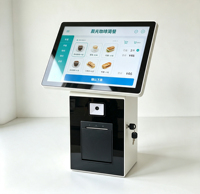 Kiosco de Autoservicio con Terminal Táctil de Pared y de Sobremesa para Restaurantes, Cafeterías y Tiendas de Comida Rápida, Gestión de Filas