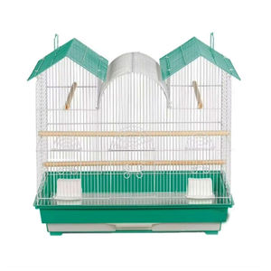 Vente en gros de petites cages à oiseaux colorées <span class=keywords><strong>Cage</strong></span> à <span class=keywords><strong>triple</strong></span> toit pour perroquet calopsitte pour la reproduction - Product Image 2