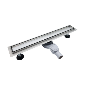 Có thể đảo ngược Bìa gạch chèn Grate vô hình hình chữ nhật cống thép không gỉ tuyến tính tắm thoát nước sàn - Product Image 1