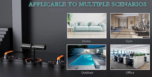 강력한 푸시 업 보드 효과 푸시 업 핸들 세트 윗몸 일으키기 바 저항 밴드 휴대용 홈 체육관 운동 장비 - Product Image 6