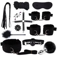 40CM Queue de Renard Plug Anal Bondage Set Sex Toys pour Femmes Fouet Menottes pour Sexe Bdsm Jeux Exotiques Adultes