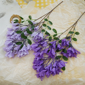 D-CB001 decorazione di nozze <span class=keywords><strong>fiori</strong></span> artificiali <span class=keywords><strong>fiori</strong></span> <span class=keywords><strong>viola</strong></span> <span class=keywords><strong>lilla</strong></span> per la decorazione domestica centrotavola di <span class=keywords><strong>fiori</strong></span> <span class=keywords><strong>viola</strong></span> - Product Image 5