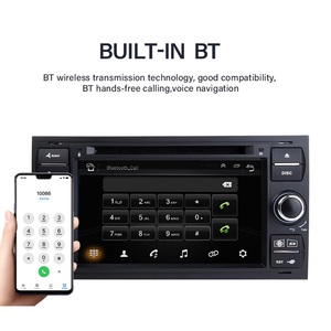 Autoradio 2 DIN 7 pouces 4 <span class=keywords><strong>c</strong></span>œurs avec GPS, amplificateur, Carplay et Android Auto pour <span class=keywords><strong>Ford</strong></span> <span class=keywords><strong>C</strong></span>-<span class=keywords><strong>Max</strong></span> 2003-2010 - Product Image 4