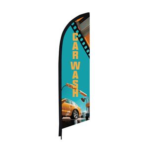 Drapeau de plage personnalisé en forme de goutte d'eau avec logo, idéal pour les événements promotionnels en extérieur – Meilleures ventes - Product Image 3