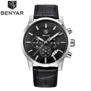 Benyar นาฬิกาควอตซ์สำหรับผู้ชาย,นาฬิกาแฟชั่นนาฬิกาควอตซ์ Reloj Hombre นาฬิกาผู้ชายชั่วโมง Relogio Masculino <span class=keywords><strong>Amadeus</strong></span> Benyar ปี5104 - Product Image 4