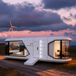 <span class=keywords><strong>Casa</strong></span> Cápsula Prefabricada Modular, Aislamiento Térmico de Poliuretano de 100 mm, <span class=keywords><strong>Mortero</strong></span> Reforzado, <span class=keywords><strong>Casa</strong></span> Cápsula Integral Completa - Product Image 1
