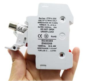 <span class=keywords><strong>Fusible</strong></span> solaire ZTPV-25X 1000V DC <span class=keywords><strong>fusible</strong></span> <span class=keywords><strong>10x38</strong></span> GPV porte-<span class=keywords><strong>fusible</strong></span> LED pour la protection du système solaire - Product Image 4