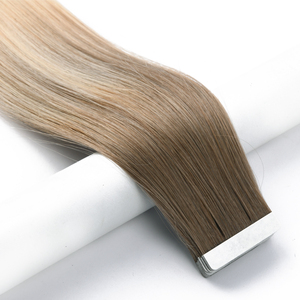 Extensiones de Cabello con Cinta Adhesiva K.S WIGS, Cabello Humano Remy Chino 100%, Tacto Terciopelo Brillante, Base Ligera y Natural, Cabello Liso - Product Image 1