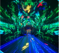 Écran d'affichage vidéo LED immersif P4 pour tunnel, idéal pour les couloirs d'ascenseurs de voyage dans le temps et les expositions (SDK inclus)
