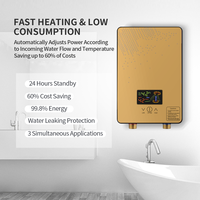 Chauffe-eau électrique instantané 220-240V 4500W, coque en plastique, fabricant OEM, prix bas pour les commandes en gros