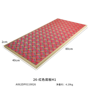 สีแดงหนังนิ่มภาพรุ่นเครื่องประดับโลหะยืนแสดงชุดต่างหูหนังยืนสร้อยคอผู้ถือจอแสดงผลตู้โชว์ - Product Image 3