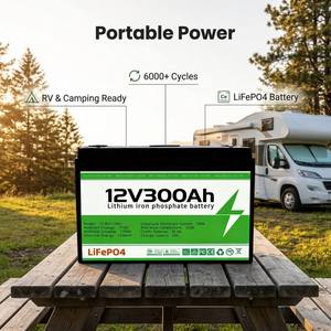 Hot Selling OEM/ODM <b>12V</b> 300Ah Lithium Iron Phosphate <b>Battery</b> Pack 4000 Cycles Rechargeable 12.8V -20~55 - Product Image 1