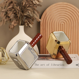 Taza <span class=keywords><strong>de</strong></span> resina personalizada con martillo vikingo <span class=keywords><strong>de</strong></span> <span class=keywords><strong>Thor</strong></span>, cerveza creativa, Oktoberfest, tazas con asa - Product Image 2