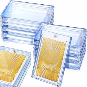 Nouveau Porte-badge NOVISON Premium de qualité supérieure en plastique rigide ultra-transparent pour cartes de sport et de collection - Product Image 1