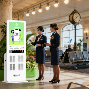 Màn hình quảng cáo ngoài trời chia sẻ ngân hàng điện kiosk sạc nhanh máy bán hàng tự động POS ngân hàng điện cho thuê trạm với đầu đọc thẻ - Product Image 4