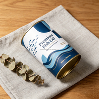 Emballage en tube de papier recyclable, écologique et durable de qualité supérieure pour compléments alimentaires, vitamines, chocolat, produits alimentaires de luxe, carton de qualité alimentaire