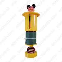 Kit de bricolage d'arcade de poussoir de pièce de monnaie pour enfants frappant la souris/accessoires de jeu de grenouille avec marteau jeu de frappe interactif amusant pour les enfants