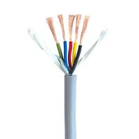 Hochflexibles TRVV TRVVP 450V Mehradriges Verzinntes Kupfer Geflochtenes PVC-Mantel Roboter-Servo-Stromkabel für Industrieautomation