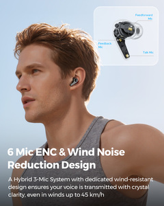 <span class=keywords><strong>SoundPEATS</strong></span> C30 Nuevos Auriculares Inalámbricos BT 6.0 para Juegos, Sonido Dinámico y Elegantes Auriculares Inalámbricos, Fone De Ouvido - Product Image 4