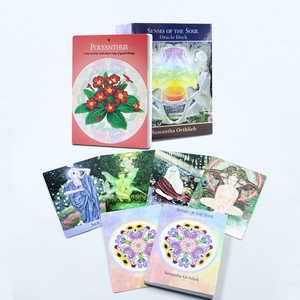 Usine pleine couleurs imprimant votre propre conception oracle carte dame divination personnalisée différentes langues style <span class=keywords><strong>tarot</strong></span> cartes - Product Image 3