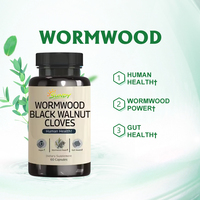 Capsules d'armoise, de noix noires et de clous de girofle OEM/ODM |   60 capsules végétales pour la santé intestinale et le soutien digestif. Aucun avis pour le moment.