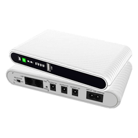 Batterie de secours au lithium POE Mini DC UPS 17W 8800mAh 5V/9V/12V/15V/24V Sortie multi-tension pour routeur WiFi