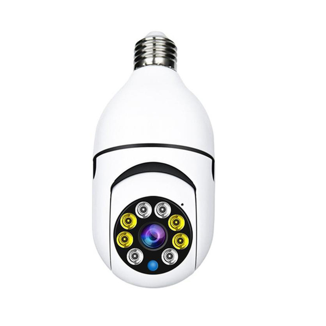 2MP Full Color V360pro Panoramic CCTV Wifi Ip Camera E27 Ptz 1080p Security Light Bulb Holder Cloud Data Storage CMOS
