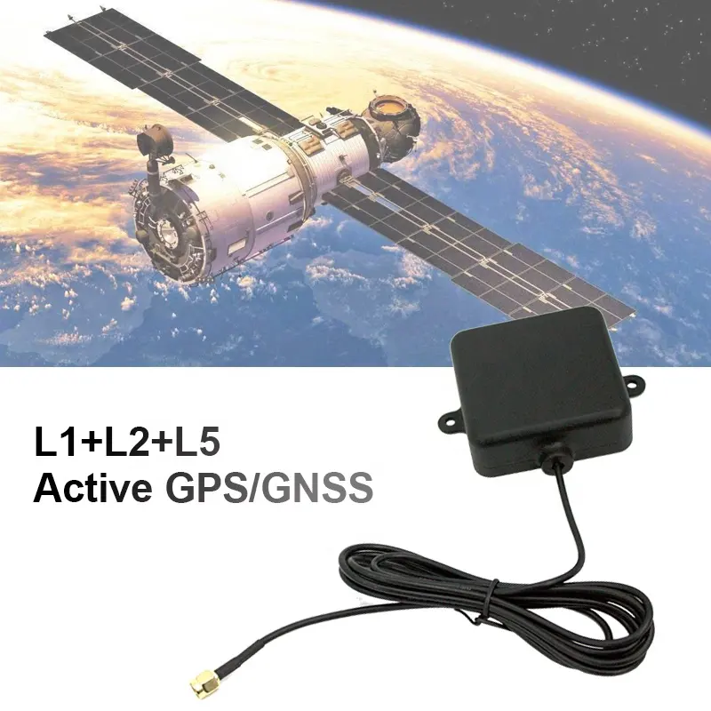 高精度GPS Beidou Glonass GalileoマルチGNSSアンテナSMAオスIP65マグネット/接着剤取り付けL1L2 L5 GPS GNSS