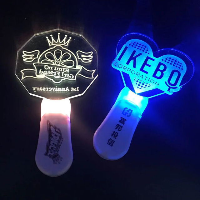 RICHSHINING Hot Sale Custom Acrylic Penlight Concert Led Lighting Stick Party Wireless Remote Controlled Led Colorful Glow Stick