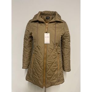 Chaqueta Acolchada con Capucha para Mujer, Talla 42-48, 85 cm, Impermeable, Estilo Casual, Cálida, Moda Modesta, Venta al Por Mayor - Product Image 1