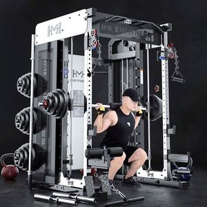 Máquina de acero multifuncional de la serie Smith, tubo de acero Q235, equipo de entrenamiento de fuerza para uso comercial y doméstico - Product Image 1